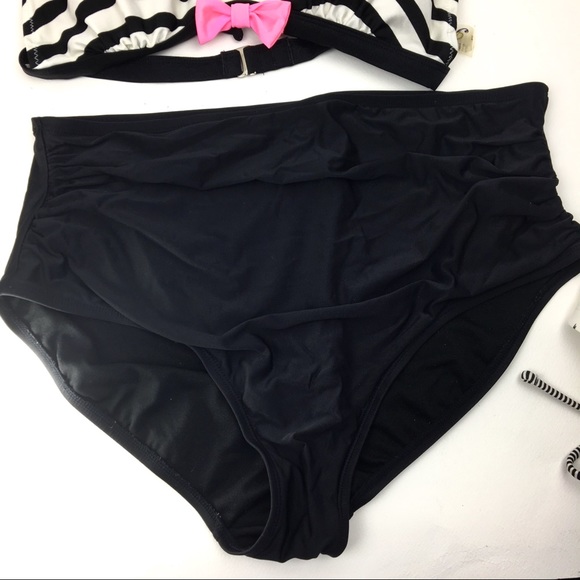 Xhilaration swim XL bikini hi waist with 3 tops - Picture 3 of 8